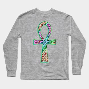 Ankh Psychedelic Long Sleeve T-Shirt